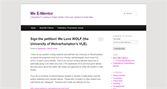 Desktop Screenshot of msementor.co.uk
